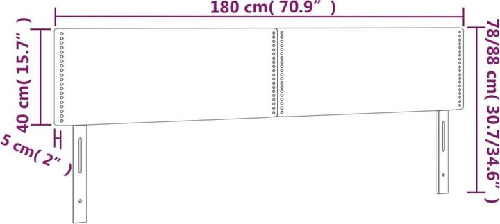 Image du produit VidaXL Parker (180 x 5 x 88 cm)