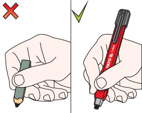 Actual product image Toya Yato Ołówek Stolarski / Murarski Automatyczny (1 x)