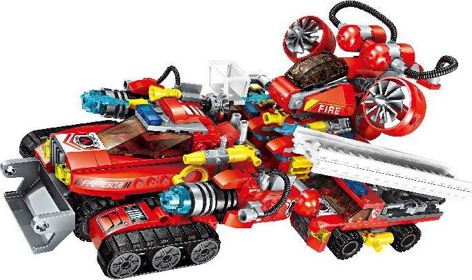 Actual product image Qman The Rengo Fire Brigade 8 in 1