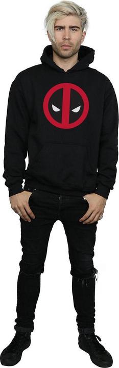 Immagine prodotto Felpa con Cappuccio Deadpool Logo Uomo (5XL)