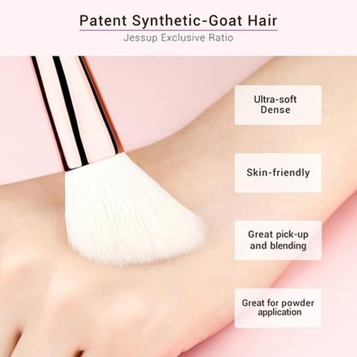 Produktbild Jessup Makeup-Pinselset 10-teiliges professionelles Makeup-Werkzeugset Foundation Powder Definer Shader (Foundation)