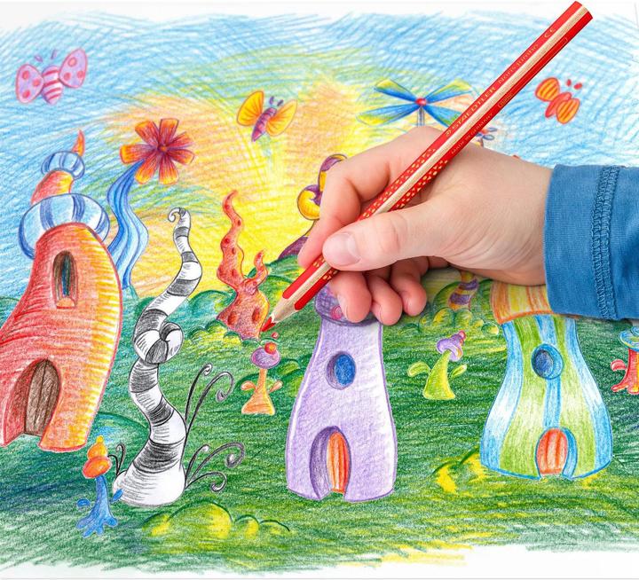 Actual product image Staedtler Crayon Noris jumbo 10+2 (12x)