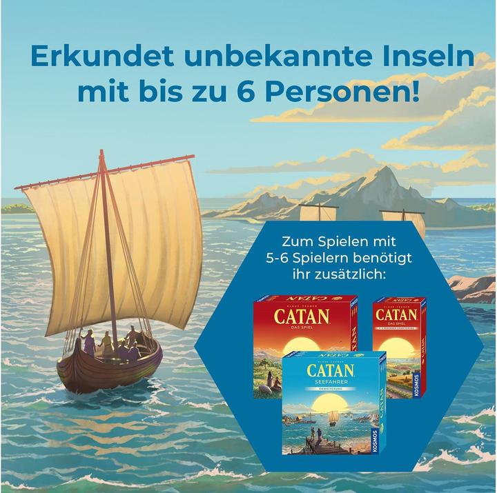 Produktbild Kosmos CATAN - Seefahrer - Erweiterung für 5-6 Personen (Deutsch)