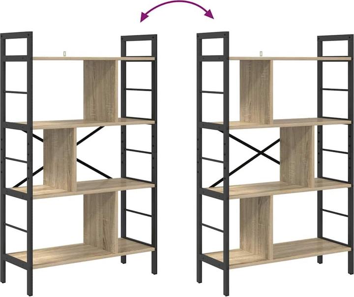 Produktbild vidaXL Bücherregal (30 x 75 x 123.50 cm)