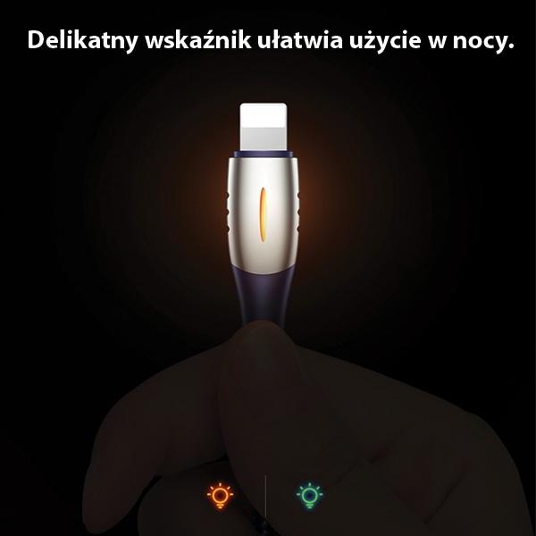 Image du produit Usams USB USB-A Cable - Lightning 1.2m Black (63820-uniw) (1.20 m, USB 3.0)