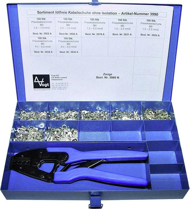 Produktbild Vogt Verbindungstechnik Ringkabelschuh-Sortiment 0.50