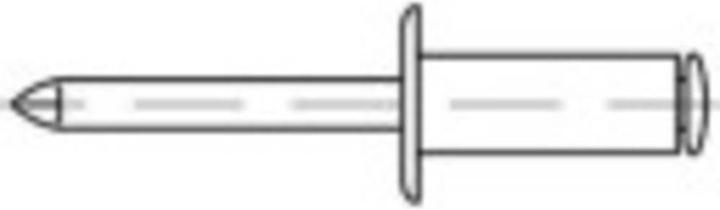 Immagine prodotto Toolcraft Rivetti ciechi aperti (Ø x L) 4 mm