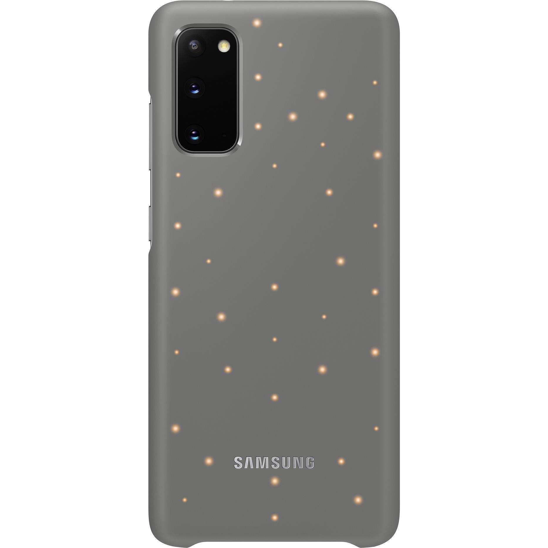 Samsung LED Back Cover (Samsung Galaxy S20+), Smartphone Hülle, Grau