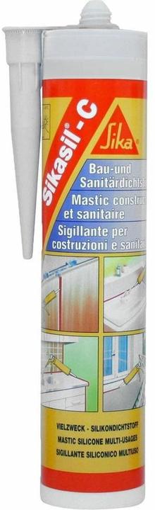 Sika Sikasil-C (0.37 kg, Weiss, 300 ml)