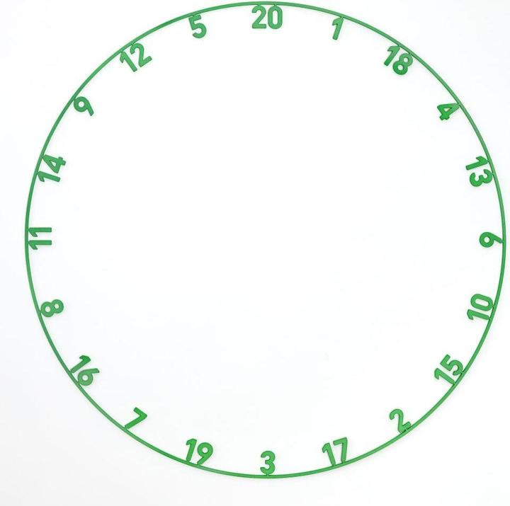 Actual product image Precise180 Onepiece number ring Emerald Green