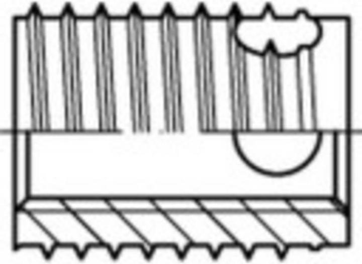 Conrad Components Threaded inserts M10 10 mm 25 S