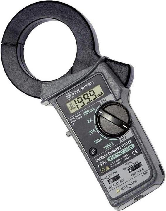 Produktbild Kyoritsu Stromzange KEW-2413R Kalibrier (CAT III 300V, Zangenstrommesser)