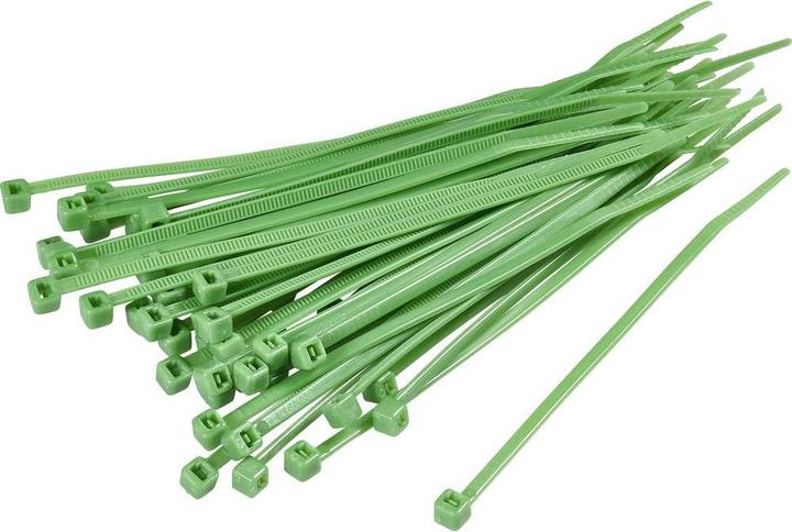 Produktbild Tru Components Kabelbinder 155 mm Grün 159368 (Kunststoffkabelbinder, 155 mm, 100 Stk.)