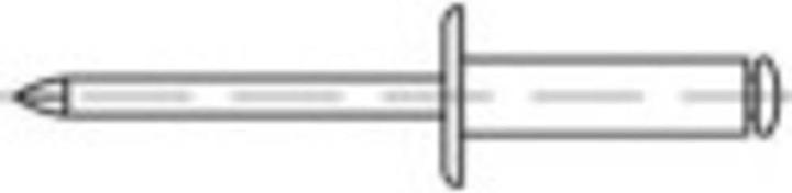 Produktbild Toolcraft Offene Blindniete (Ø x L) 3.2