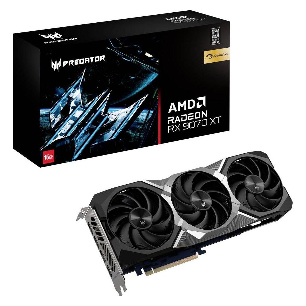 Acer Predator BiFrost Radeon RX 9070 XT OC (16 GB, GDDR6), Grafikkarte