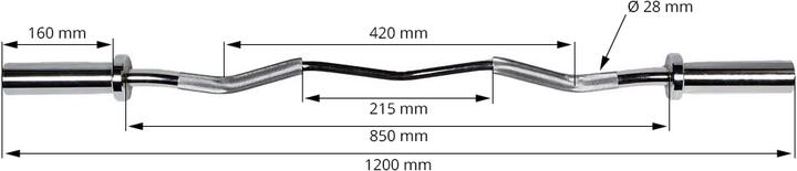 Image du produit Fitcom Barre de curling SZ