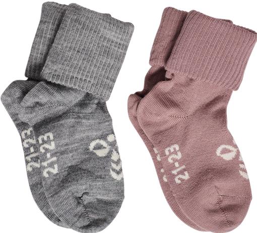 Produktbild hummel hmlMINI WOOL 2-PACK SOCKS (24 - 27)
