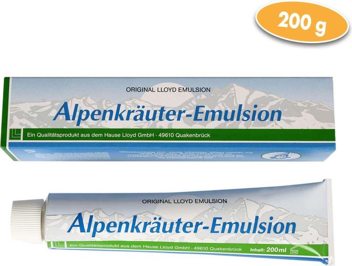 Produktbild Axisis Original Lloyd Alpenkräuter-Emulsion, 200 ml Creme (1 x, 200 ml)