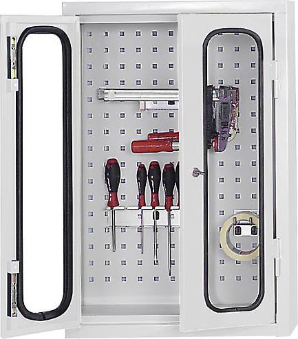 Image du produit kaiserkraft Armoire à outils murale vitrée (50 cm, 75 cm)