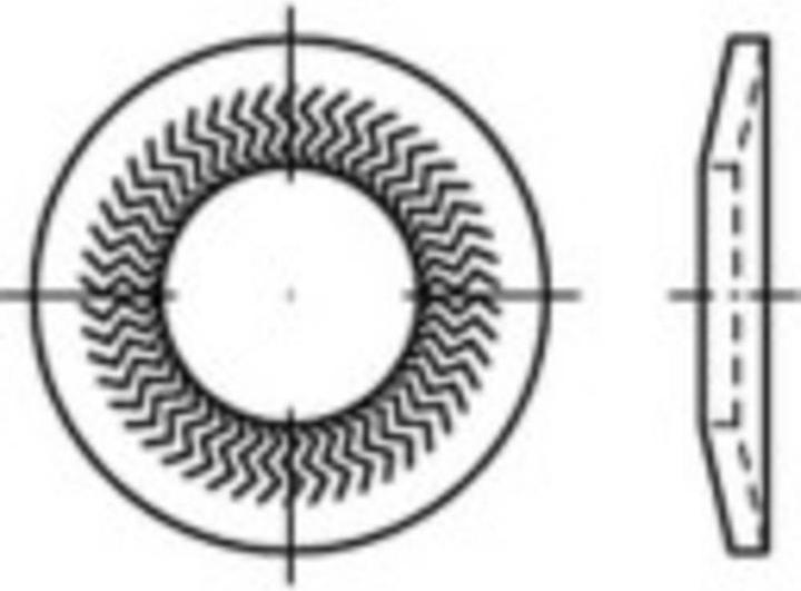 Conrad Components Locking washers inner diameter: 12