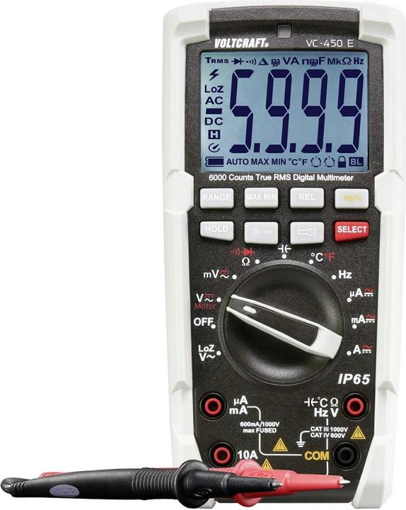 Produktbild Voltcraft Hand-Multimeter digital Kalibr (CAT III 1000V, CAT IV 600V, Hand-Multimeter)