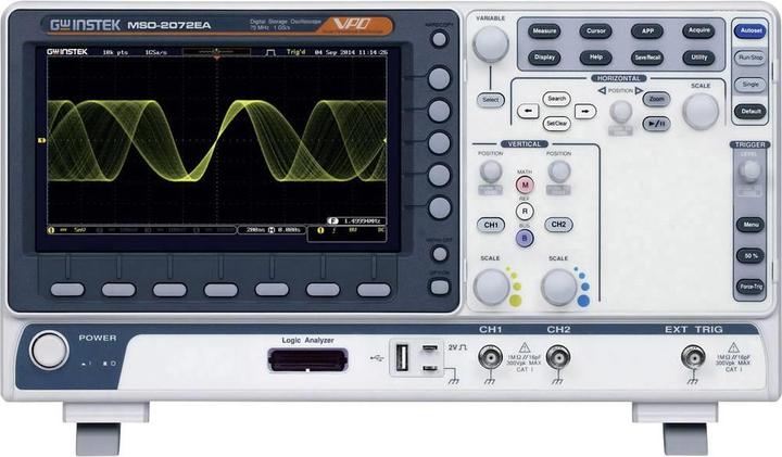 Produktbild GW Instek Digital-Oszilloskop MSO-2202EA 200 MHz 1 (Oszilloskop)