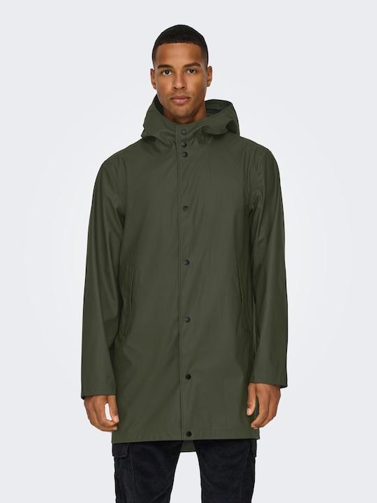 Produktbild Only & Sons Onsluca Rain Coat Otw (L)