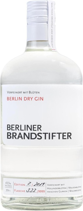 Image du produit Berliner Brandstifter Berlin Dry Gin (1 x 70 cl)