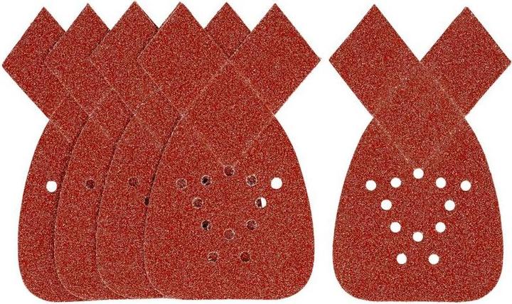 Stanley 5st. Mouse® schuurpapier K40, Klettfix, Super, voor hout, metaal, metselwerk/pleister, kunststof