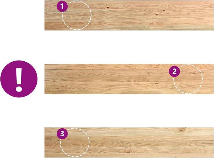 Actual product image VidaXL Window sills 2 pcs. Untreated oak (25 cm)