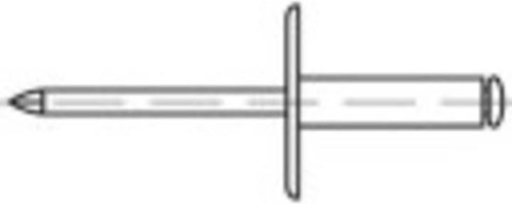 Image du produit Toolcraft Rivets ouverts (Ø x L) 4.8