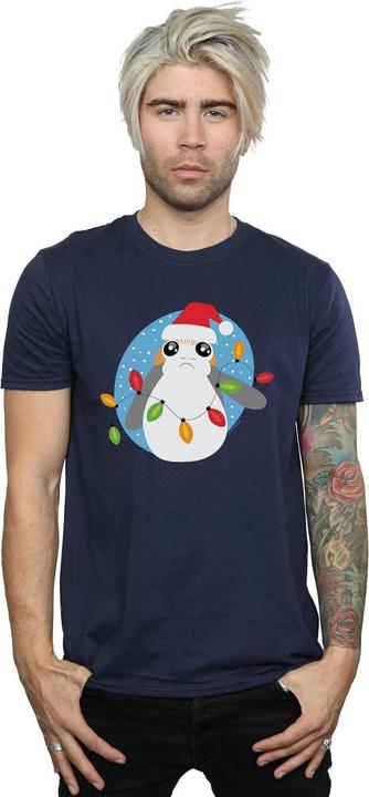 Produktbild Star Wars The Last Jedi Porg Christmas Lights TShirt (5XL)
