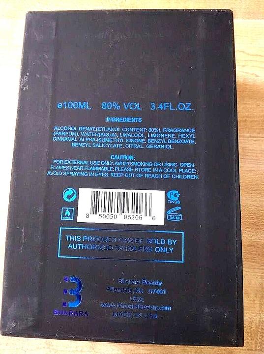 Actual product image Bharara Double Bleu (Eau de parfum, 100 ml)