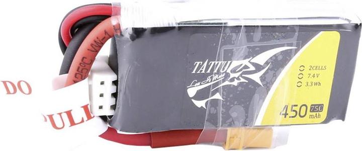 Image du produit Tattu Modélisation de batteries (LiPo) 7,4 (7.40 V, 450 mAh)