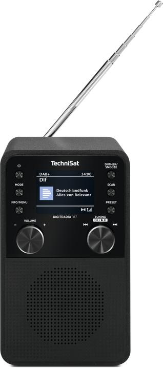 Immagine prodotto TechniSat DigitRadio 317 schwarz (DAB, FM, Bluetooth)