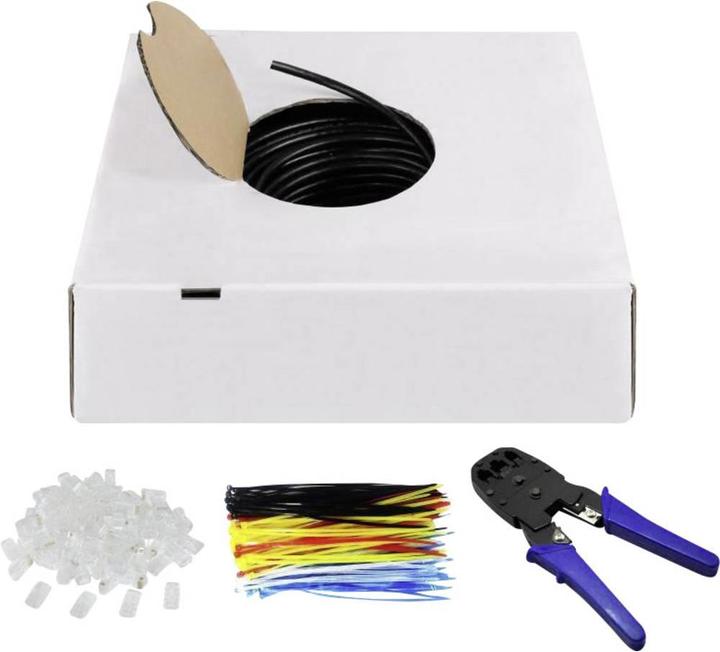Actual product image Goobay Network cable CAT 6 U/UTP 4 x (U/UTP, CAT6, 305 m)