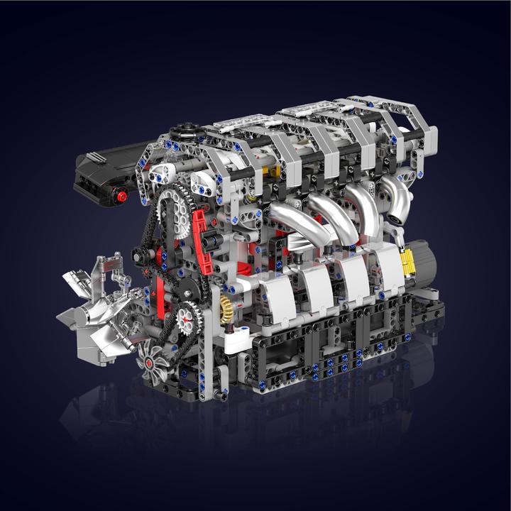 Produktbild Mould King 4-Zylinder Reihenmotor