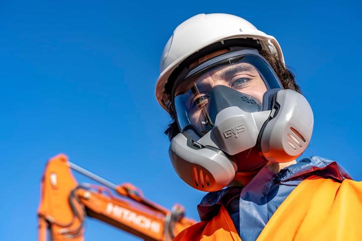 Actual product image GVS Helmaske Elipse A2P3 RD, str. One-size (A2P3)