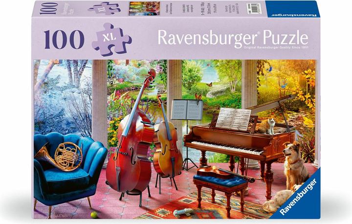 Ravensburger Puzzel 12001366 - Muzikale seizoenen - Puzzel voor ouderen en senioren (100 onderdelen)