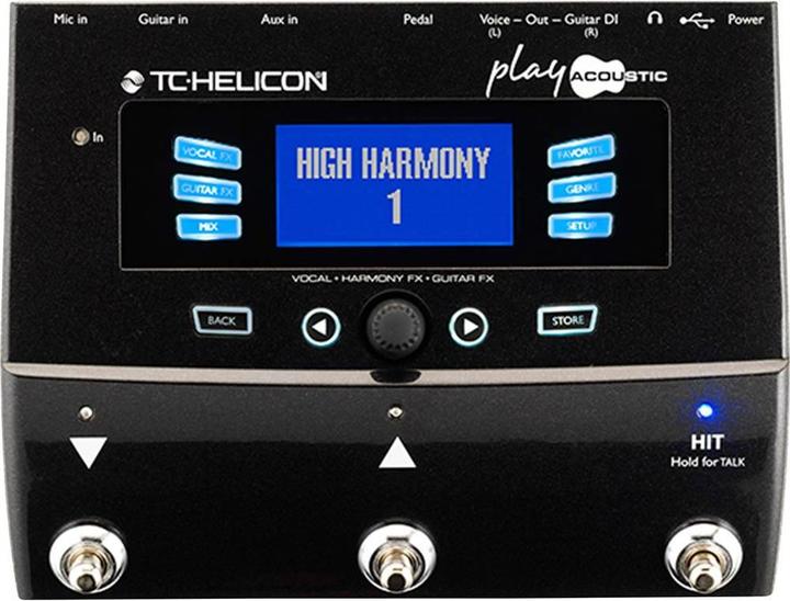 TC Helicon 1-Kanal Effektgerät Play Acous (Gitarre, Mikrofon)