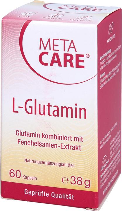 Produktbild Meta Care L-Glutamin Kapsel 500 mg (60 Stück, Kapseln, 60 g)
