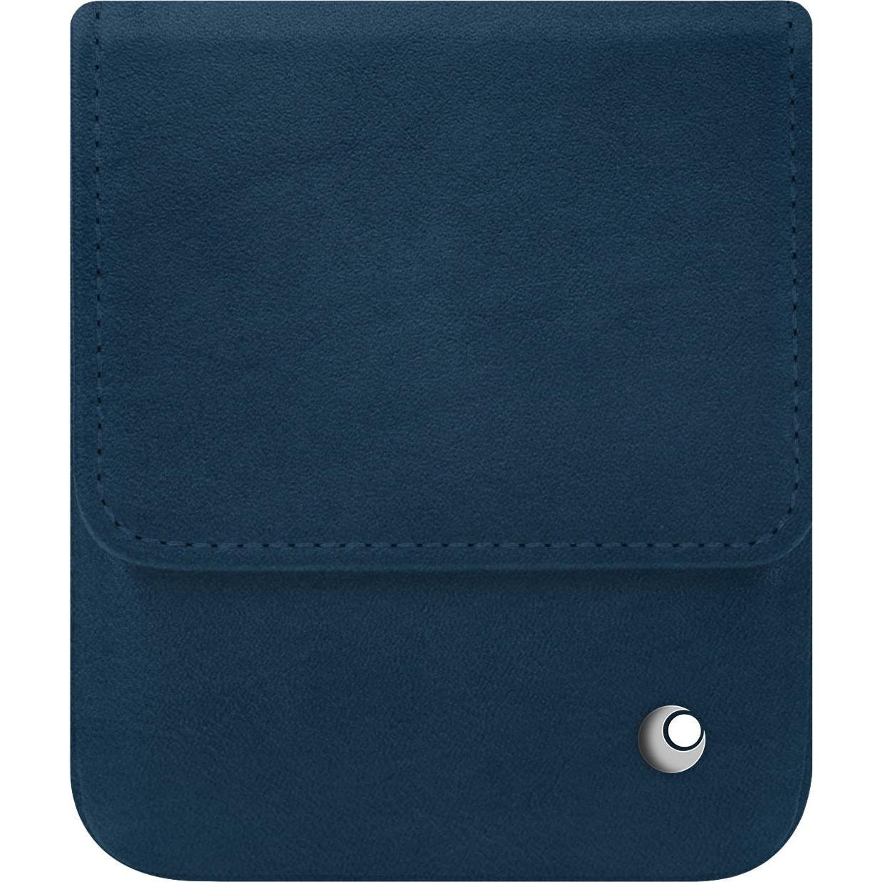 Noreve Lederschutzhülle (Samsung Galaxy Z Flip6), Smartphone Hülle, Blau