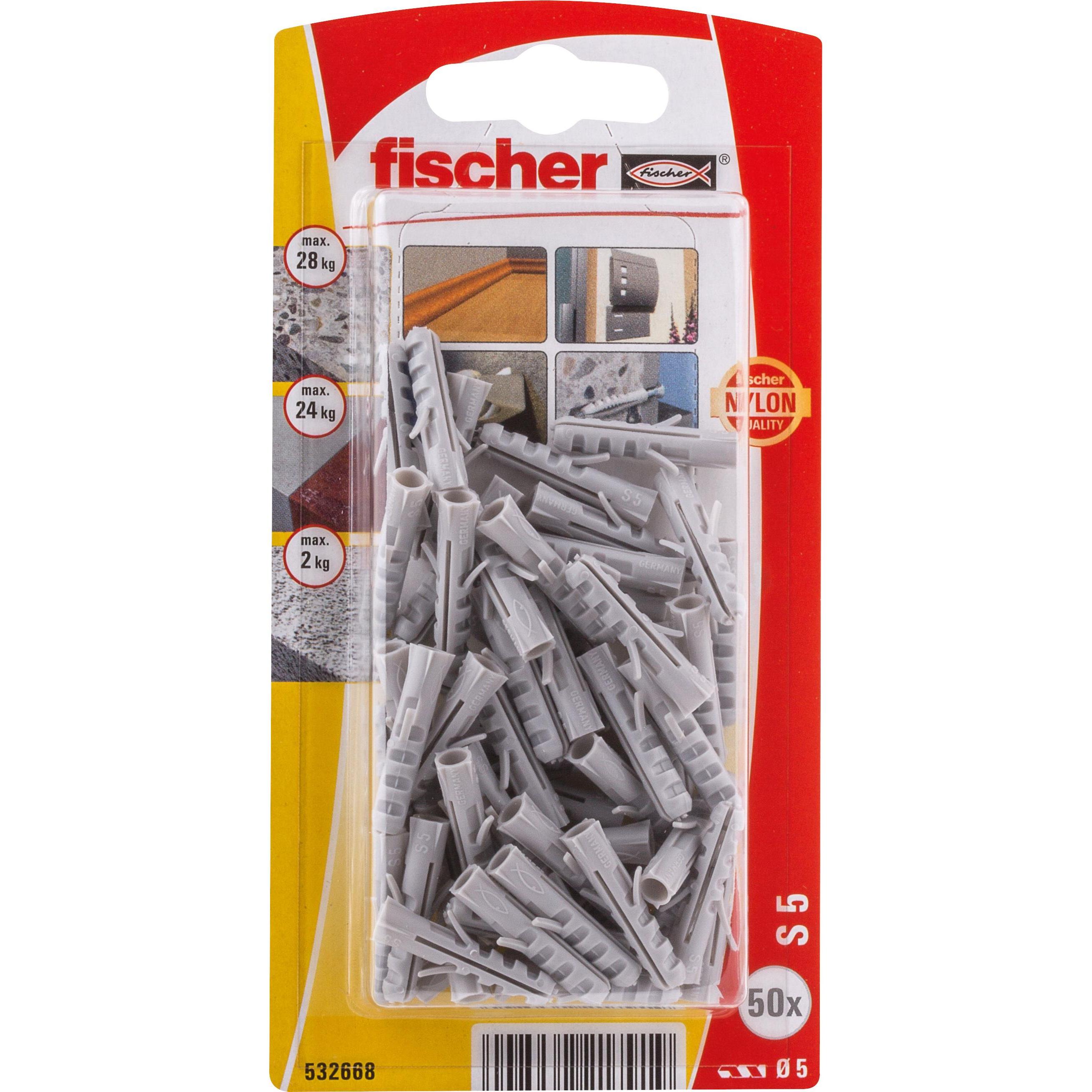 Thumbnail - Fischer, Dübel, Dübel S 5 K (50) (50 Stk.)