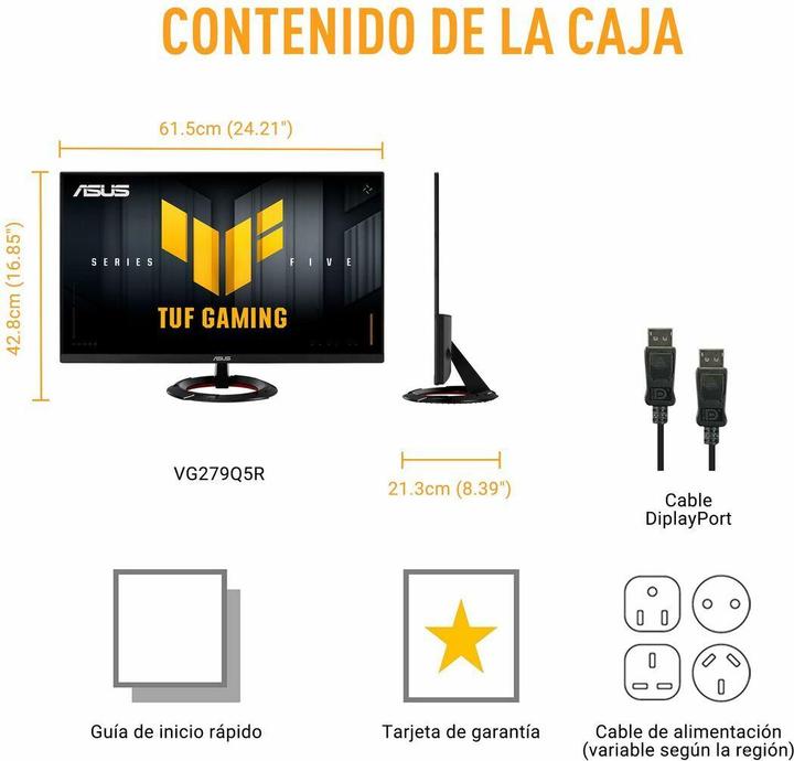 Produktbild ASUS TUF Gaming VG279Q5R (1920 x 1080 Pixel, 27")