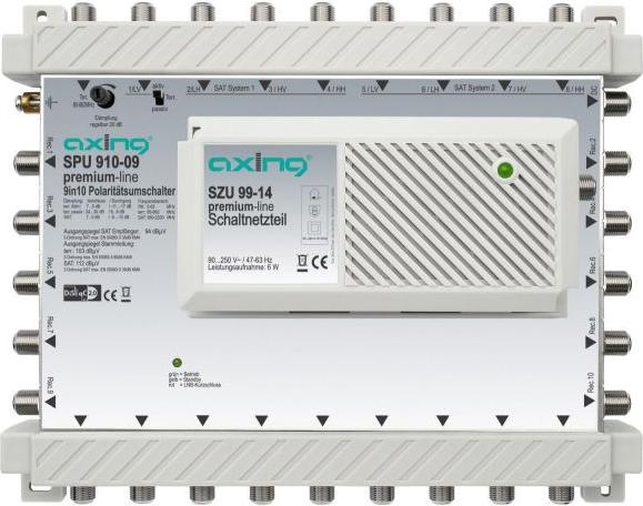Immagine prodotto Axing SPU910-09, multiswitch DiSEqC 9/10