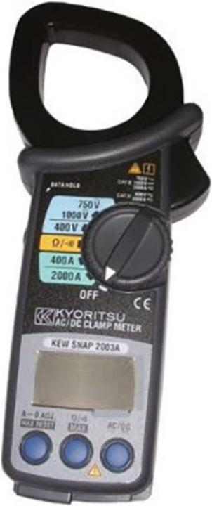 Produktbild Kyoritsu Stromzange digital KEW-2003A K (CAT II 1000V, CAT III 600V, Zangenstrommesser)