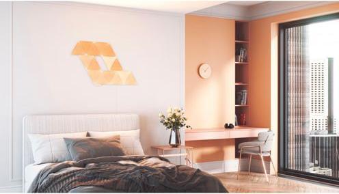 Productafbeelding Nanoleaf Vormen Driehoeken Slimmer Kit 15 (80 lm)