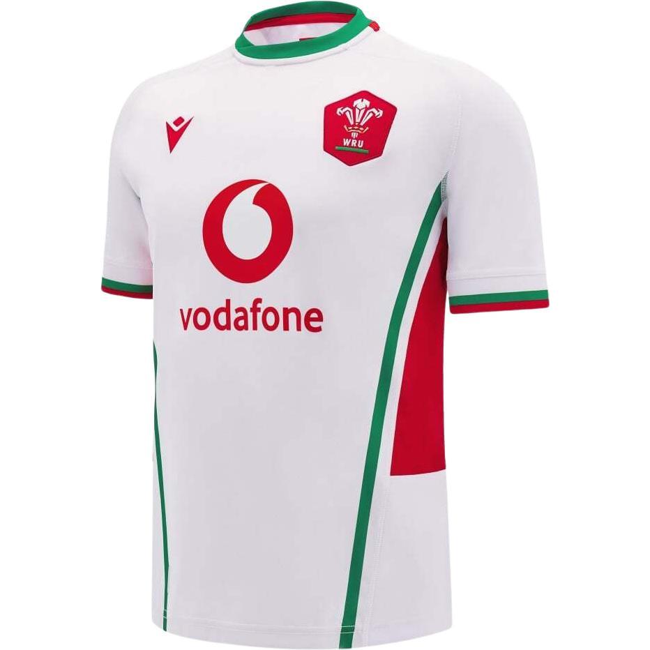 Macron, Herren, Fussballtrikot, Auswärtstrikot Pays de Galles 6 nations 2024/25 (XXL), Mehrfarbig, XXL