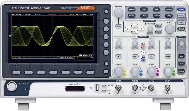 Produktbild GW Instek Digital-Oszilloskop MSO-2104E 100 MHz 20 (Oszilloskop)