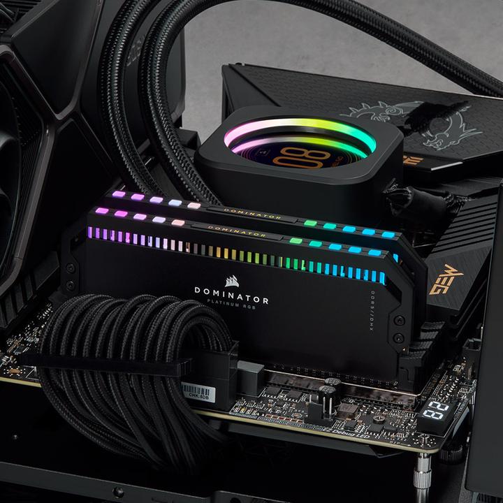 Immagine prodotto Corsair Dominator Platinum RGB (2 x 32GB, 5600 MHz, RAM DDR5, DIMM)